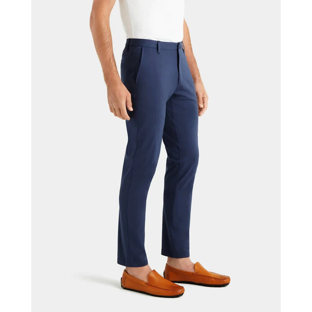 Rhone Athleisure Performance Chino Comfort Commuter Blue Pants Mens 33x35